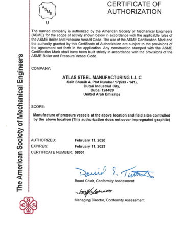 ASME-U---Certificate-of-Authorization